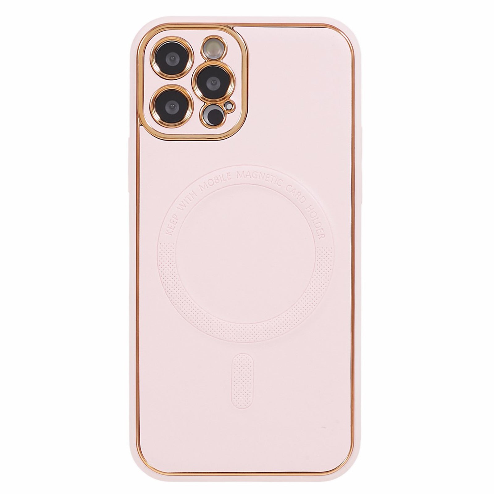 For iPhone 12 Pro PU Leather Coated TPU PC Phone Case Electroplating Magnetic Protective Cover For iPhone 12 Pro PU Leather Coated TPU PC Phone Case Electroplating Magnetic Protective Cover